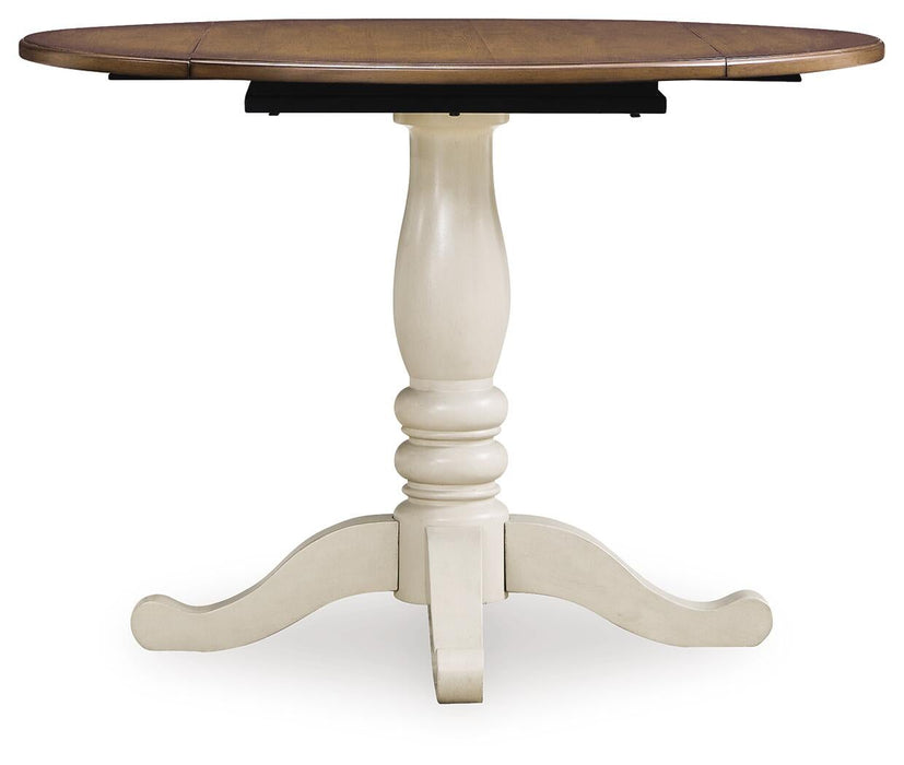 Wirloni Round DRM Drop Leaf Table - alternate view 3