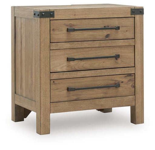 Ridgester Three Drawer Night Stand - alternate view 2