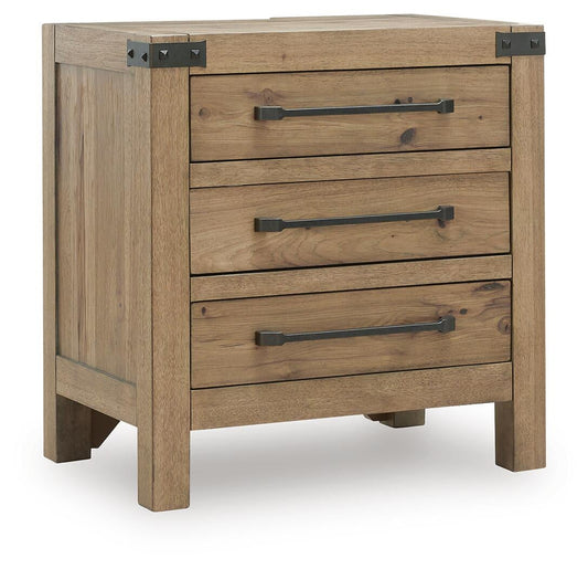 Ridgester Three Drawer Night Stand - alternate view 2