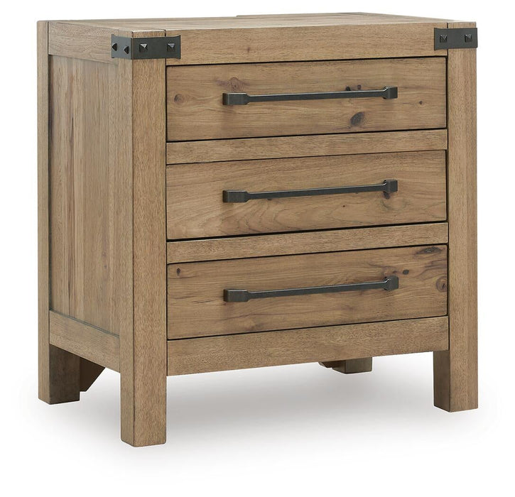 Ridgester Three Drawer Night Stand - alternate view 2