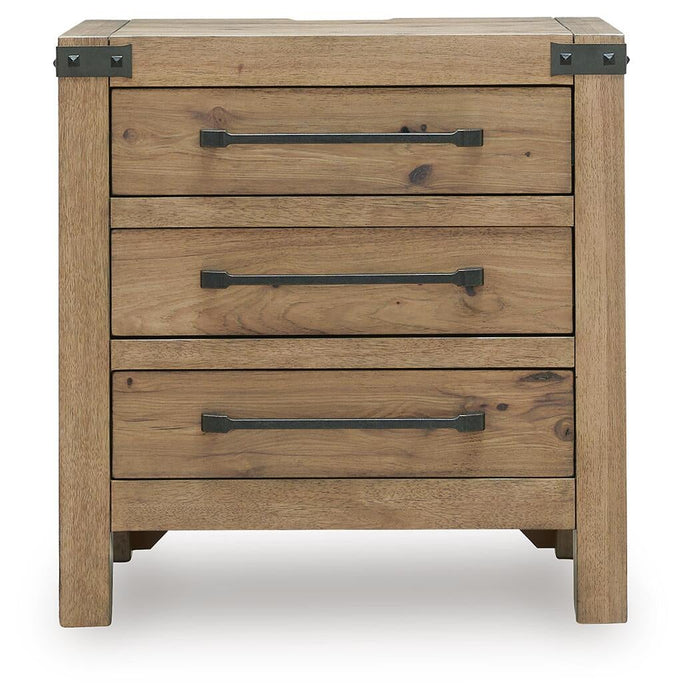 Ridgester Three Drawer Night Stand - alternate view 4
