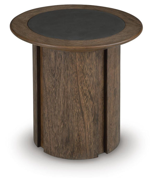 Dontayne Round End Table - alternate view 3