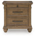 Karallin Three Drawer Night Stand - alternate view 4