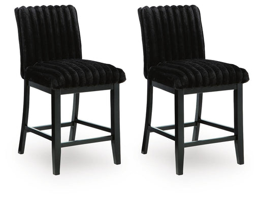 Mervannie Upholstered Barstool (2/CN) - alternate view 2