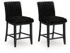 Mervannie Upholstered Barstool (2/CN) - alternate view 2