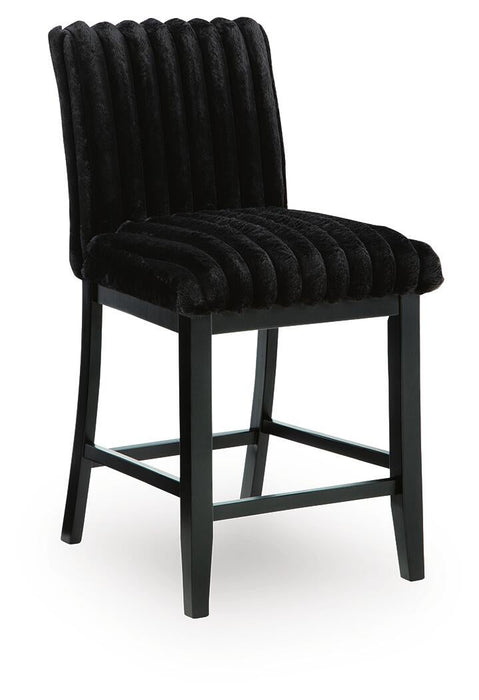 Mervannie Upholstered Barstool (2/CN) - alternate view 4