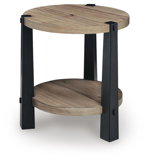 Ridgester Round End Table - alternate view 2
