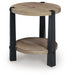 Ridgester Round End Table - alternate view 2