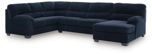 SimpleJoy 3-Piece Sectional with Chaise - alternate view 2