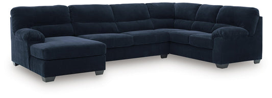 SimpleJoy 3-Piece Sectional with Chaise - alternate view 2