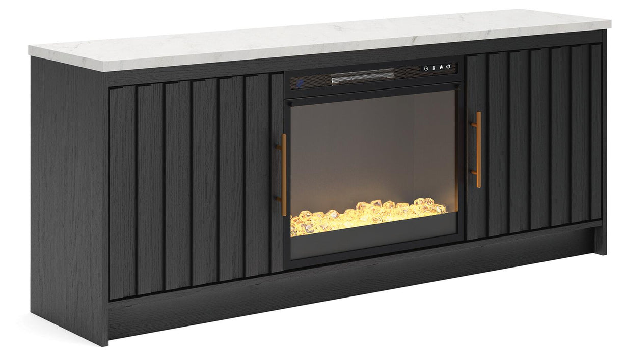 Cadmori 63" TV Stand with Electric Fireplace - alternate view 2