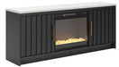 Cadmori 63" TV Stand with Electric Fireplace - alternate view 2