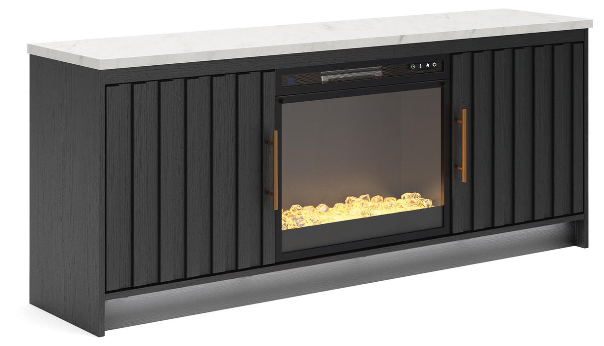 Cadmori 63" TV Stand with Electric Fireplace - alternate view 3