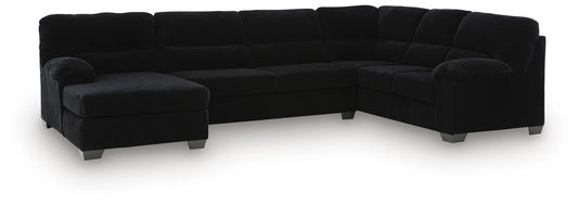 SimpleJoy 3-Piece Sectional with Chaise - alternate view 2
