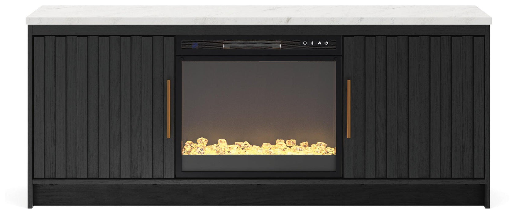 Cadmori 63" TV Stand with Electric Fireplace - alternate view 4