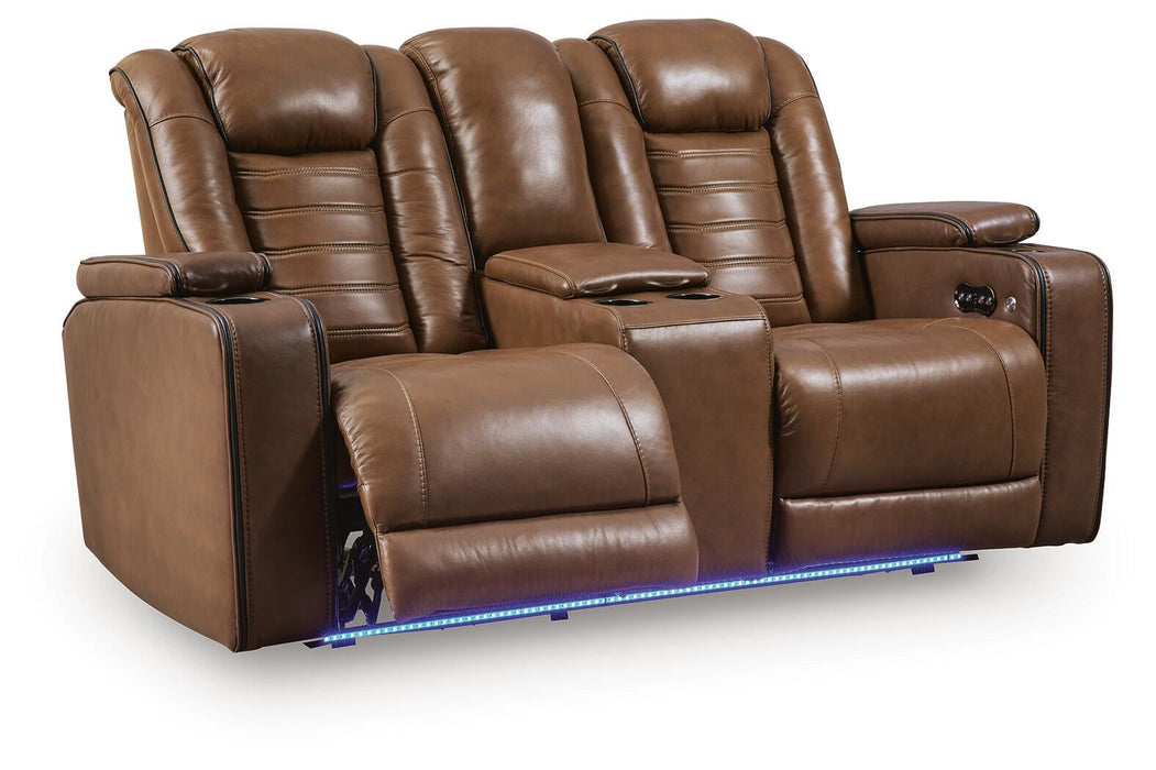 Gruaro PWR REC Loveseat/CON/ADJ HDRST - alternate view 3