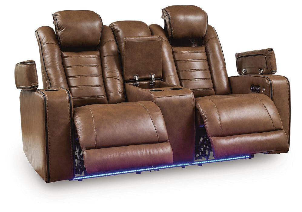 Gruaro PWR REC Loveseat/CON/ADJ HDRST - alternate view 4
