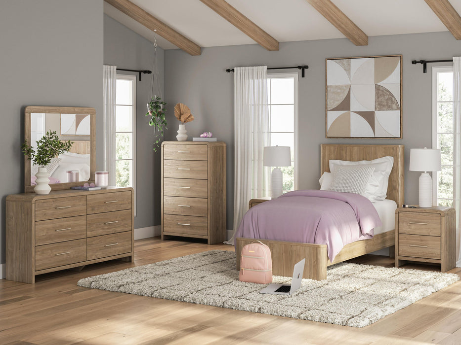 Gramburg Twin Panel Platform Bed - alternate view 8