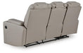 Elevate Edges REC Sofa w/Drop Down Table - alternate view 5