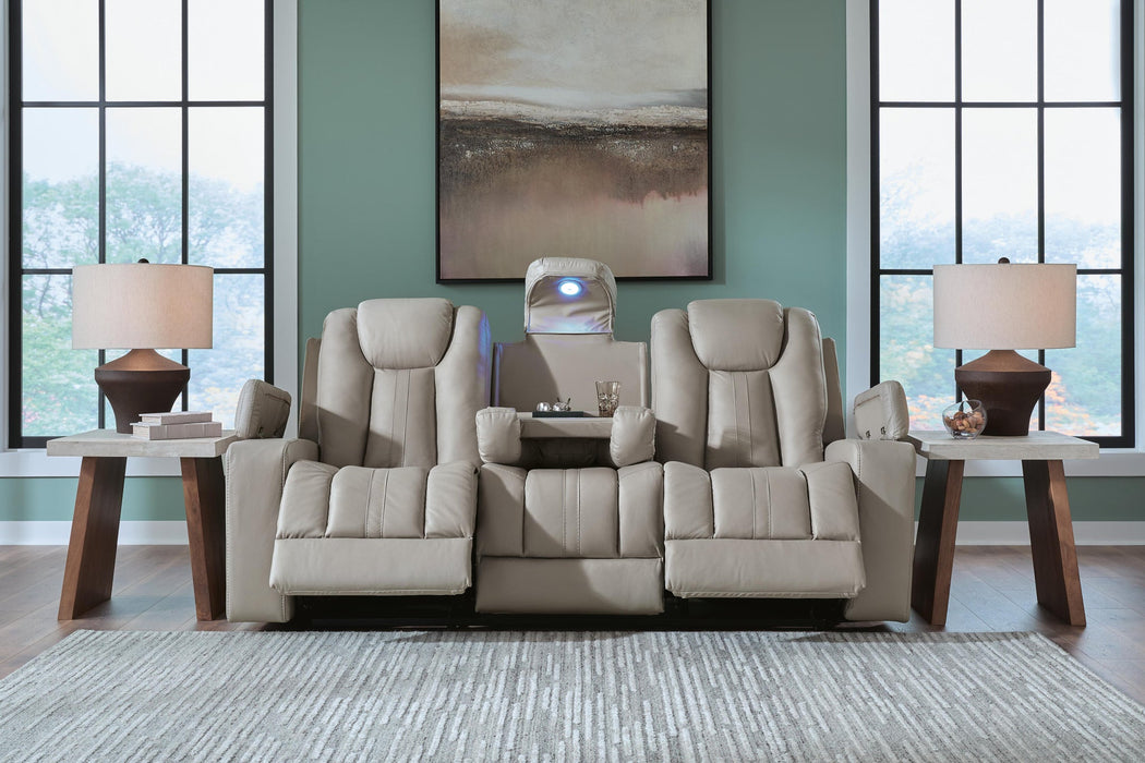 Elevate Edges REC Sofa w/Drop Down Table - alternate view 6