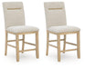 Lasinger Upholstered Barstool (2/CN) - alternate view 2