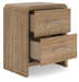 Gramburg Two Drawer Night Stand - alternate view 3