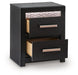 Brizmore Two Drawer Night Stand - alternate view 4