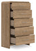 Gramburg Five Drawer Chest - alternate view 4