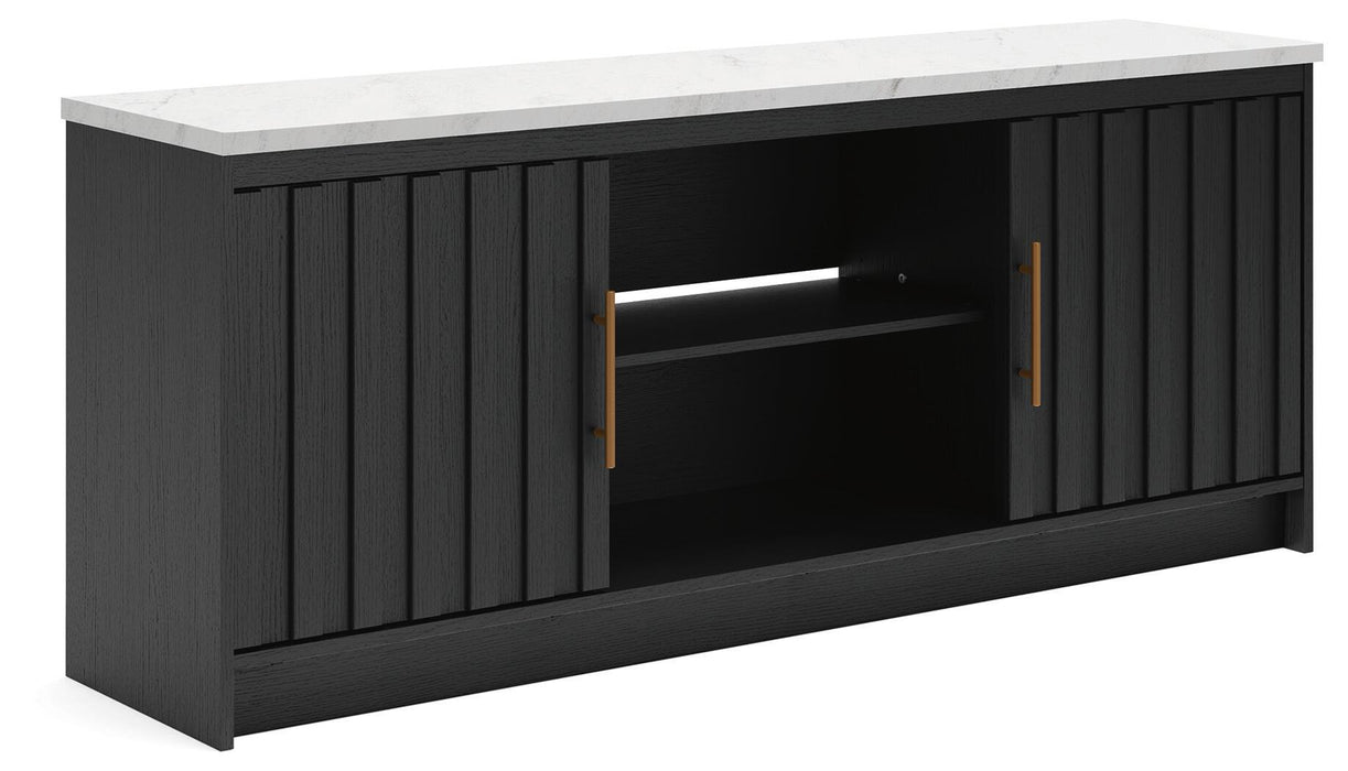 Cadmori XL TV Stand w/Fireplace Option - alternate view 2