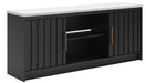 Cadmori XL TV Stand w/Fireplace Option - alternate view 2