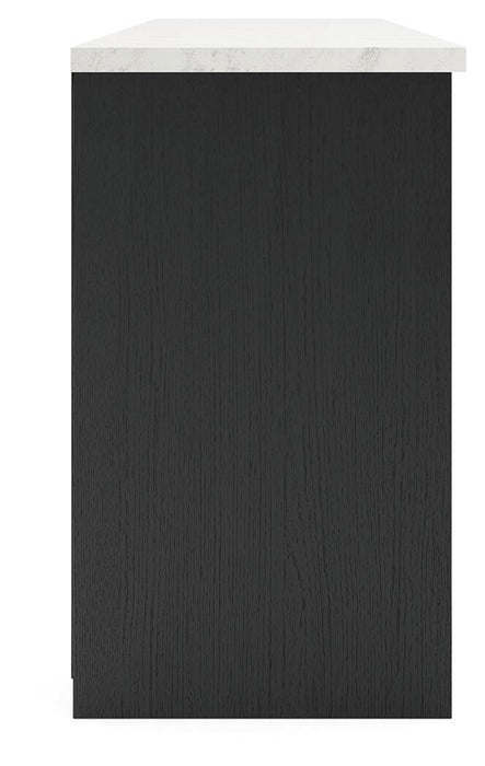 Cadmori XL TV Stand w/Fireplace Option - alternate view 9