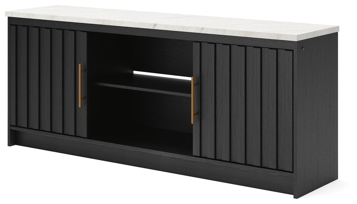 Cadmori XL TV Stand w/Fireplace Option - alternate view 3