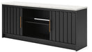 Cadmori XL TV Stand w/Fireplace Option - alternate view 3