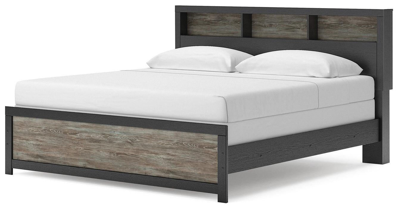 Broachmyn King Bookcase Panel Bed - alternate view 3