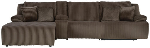 Top Tier 4-Piece Reclining Sectional with Chaise