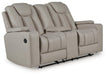 Elevate Edges Glider REC Loveseat w/Console - alternate view 2