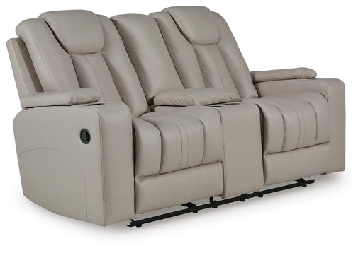 Elevate Edges Glider REC Loveseat w/Console - alternate view 2
