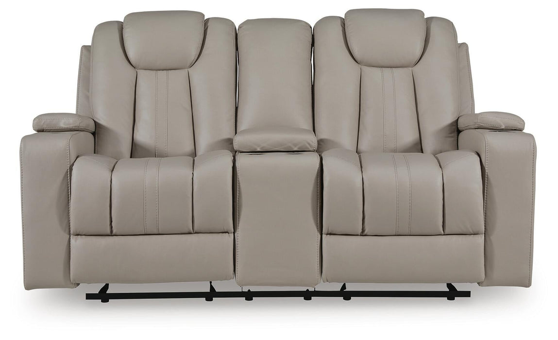 Elevate Edges Glider REC Loveseat w/Console - alternate view 4