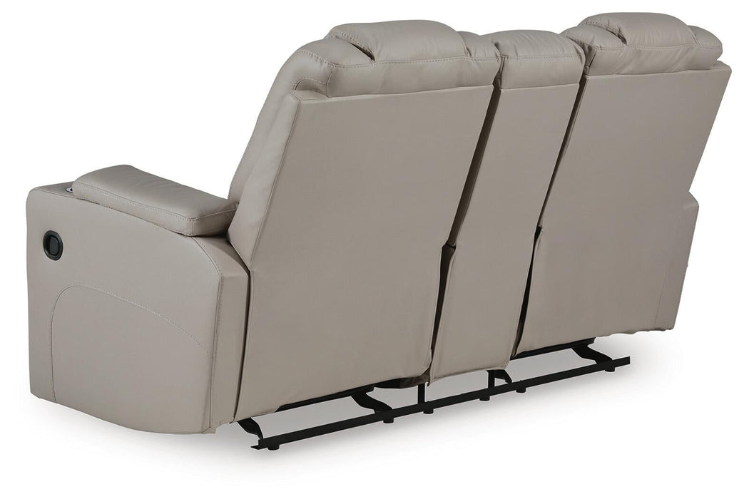 Elevate Edges Glider REC Loveseat w/Console - alternate view 5