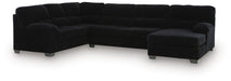 SimpleJoy 3-Piece Sectional with Chaise - alternate view 2