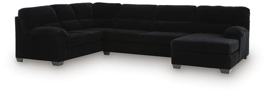 SimpleJoy 3-Piece Sectional with Chaise - alternate view 2