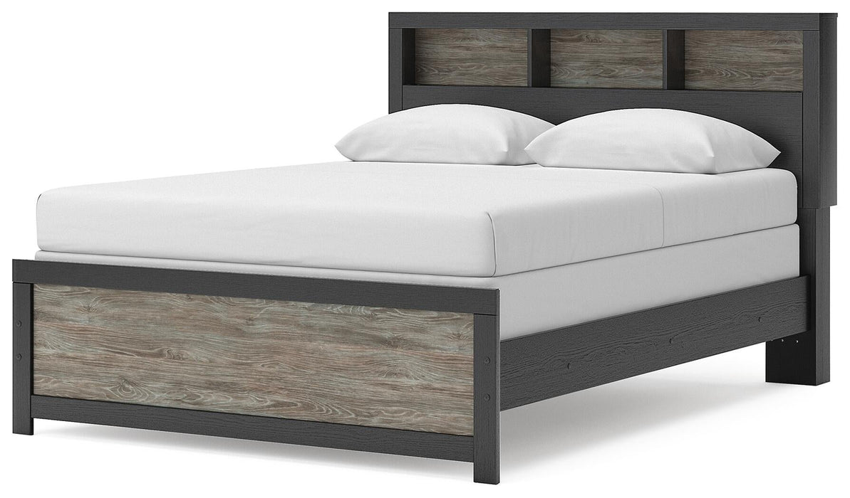 Broachmyn Queen Bookcase Panel Bed - alternate view 4
