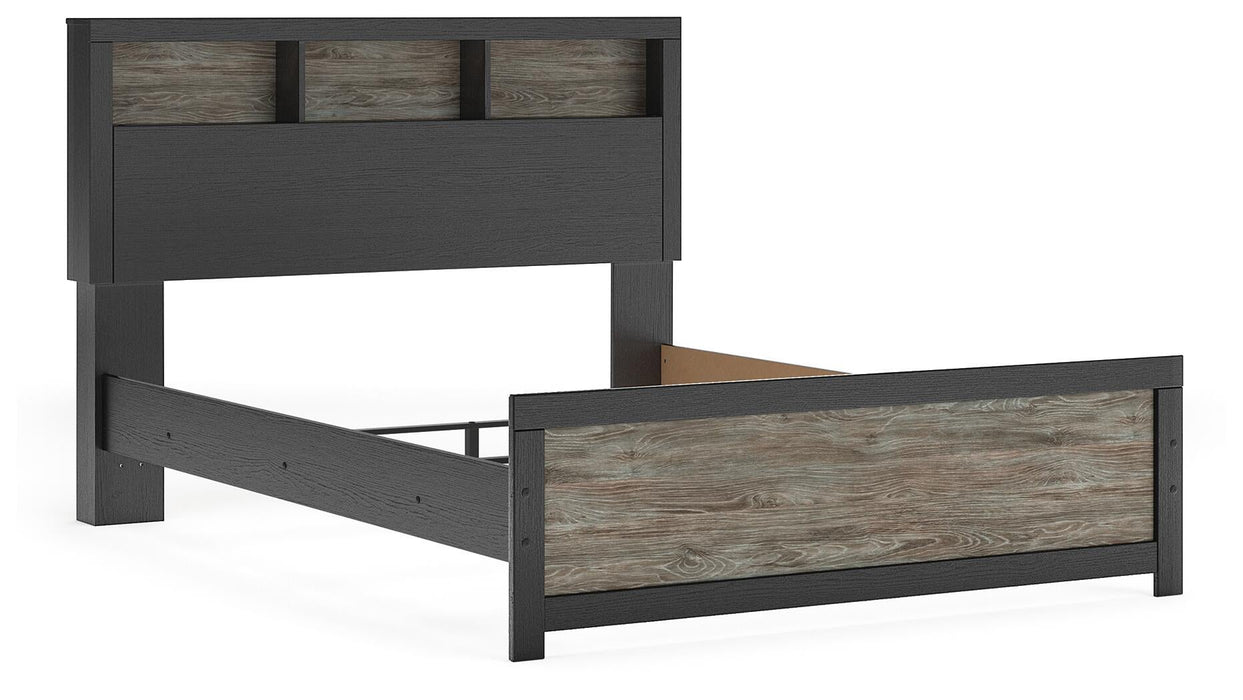 Broachmyn Queen Bookcase Panel Bed - alternate view 5
