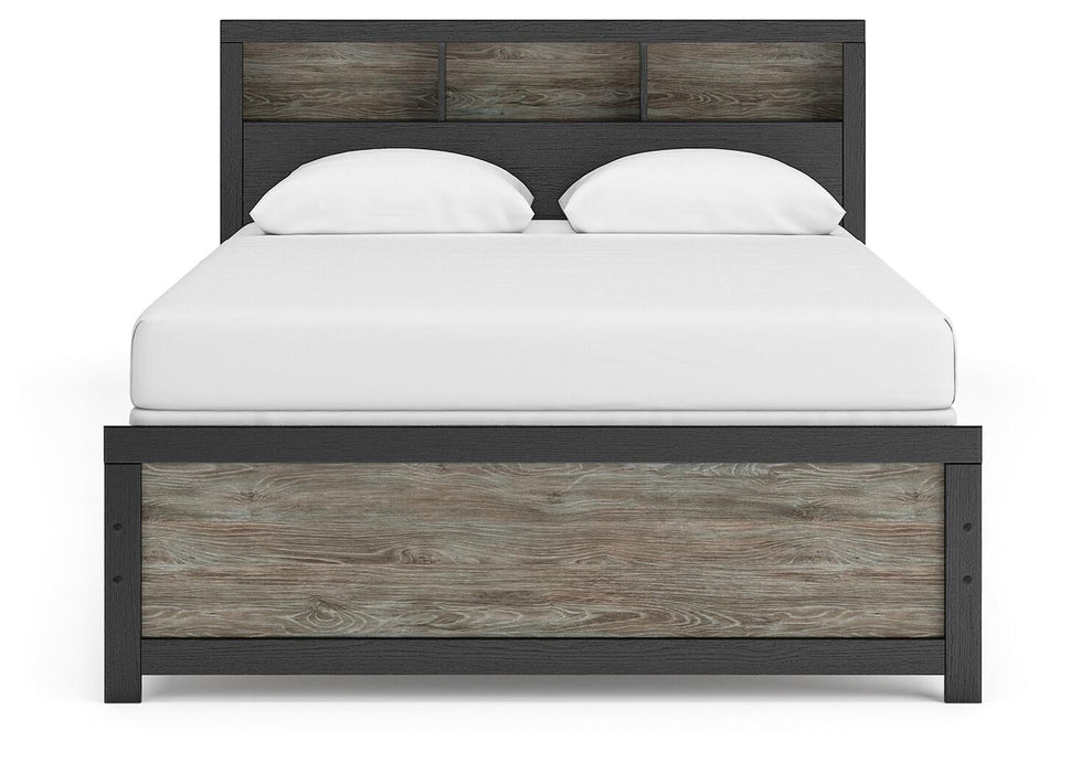 Broachmyn Queen Bookcase Panel Bed - alternate view 6