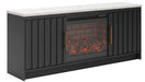 Cadmori 63" TV Stand with Electric Fireplace - alternate view 2