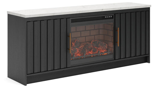 Cadmori 63" TV Stand with Electric Fireplace - alternate view 2