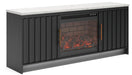 Cadmori 63" TV Stand with Electric Fireplace - alternate view 3