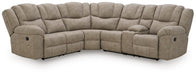 Pearce-Pike 3-Piece Reclining Sectional with Console - alternate view 2