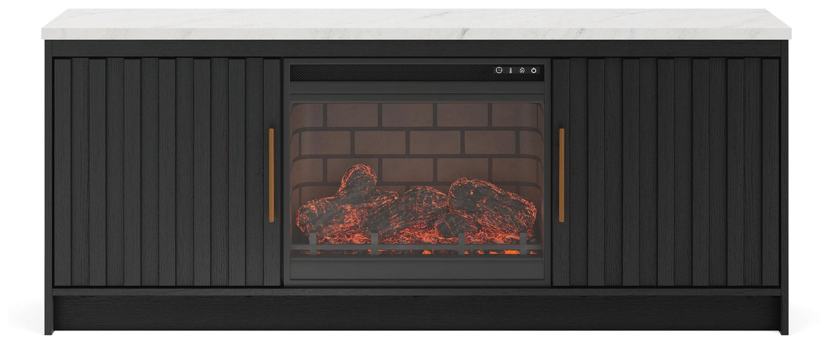 Cadmori 63" TV Stand with Electric Fireplace - alternate view 4