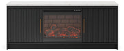 Cadmori 63" TV Stand with Electric Fireplace - alternate view 4